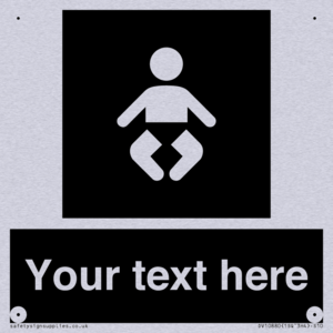 Custom information: black panel baby change